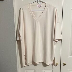 Jess Lea Women's Cream Short Sleeve Tee